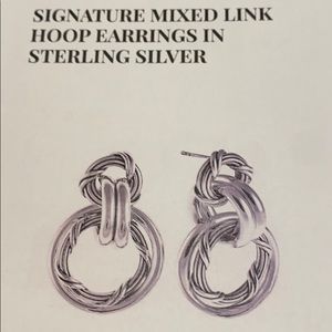 Peter Thomas Roth Link Hoop Earrings